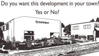 Safeway black and white Rendering