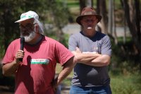 Franc Smith and Mayor Tim Heenan